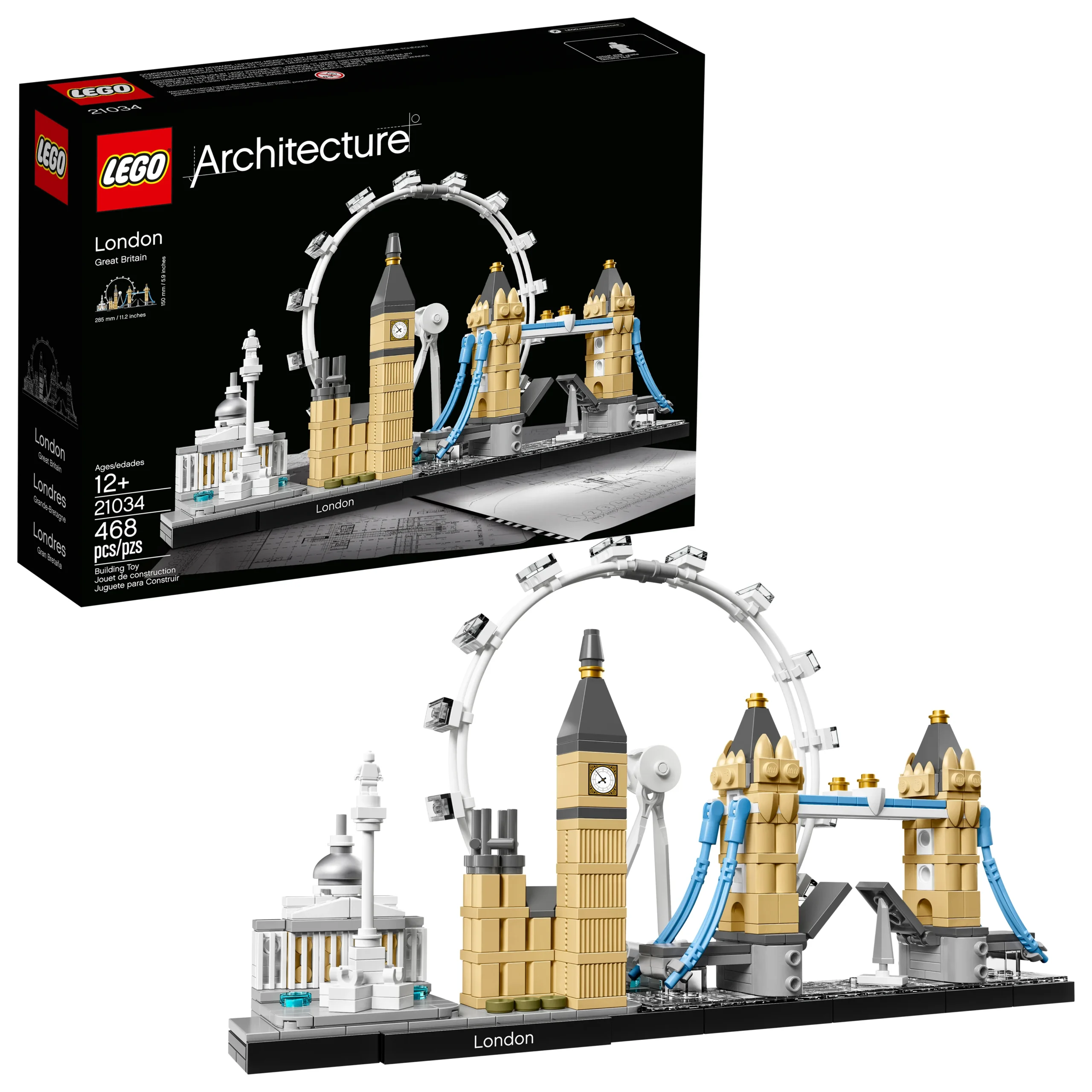 Colección LEGO Architecture Skyline: Kit de construcción de 468 piezas de Londres