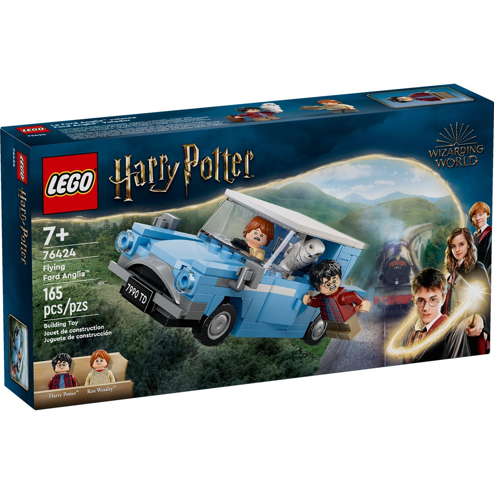 LEGO Harry Potter Ford Anglia Volador, 76424, Edades 7+, 165 Piezas - Imagen 2