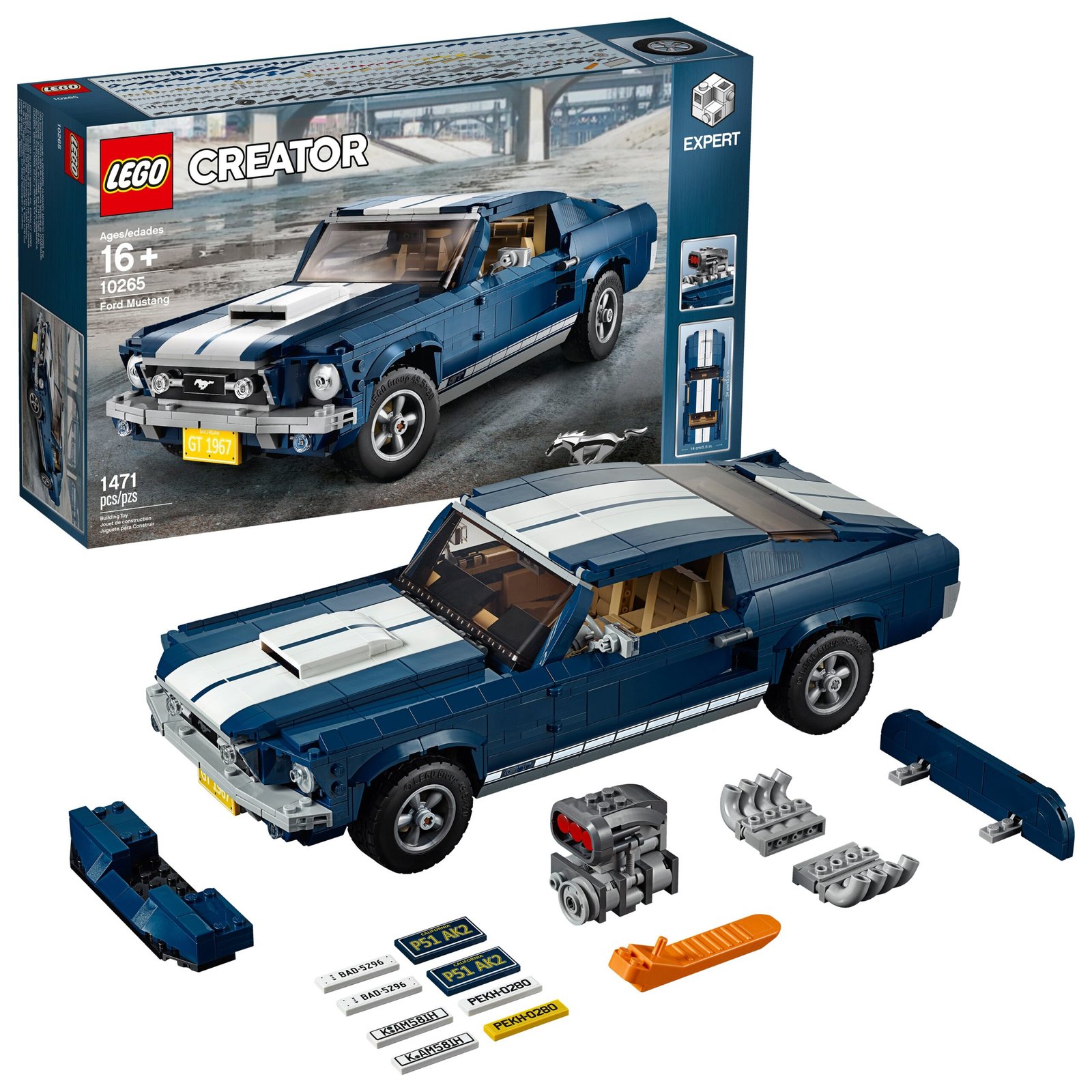 LEGO Creator Ford Mustang, 10265, mayores de 16 años, 1471 piezas