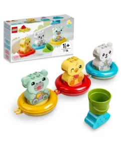 LEGO DUPLO Mi primera diversión a la hora del baño: Tren de animales flotante - 14 piezas