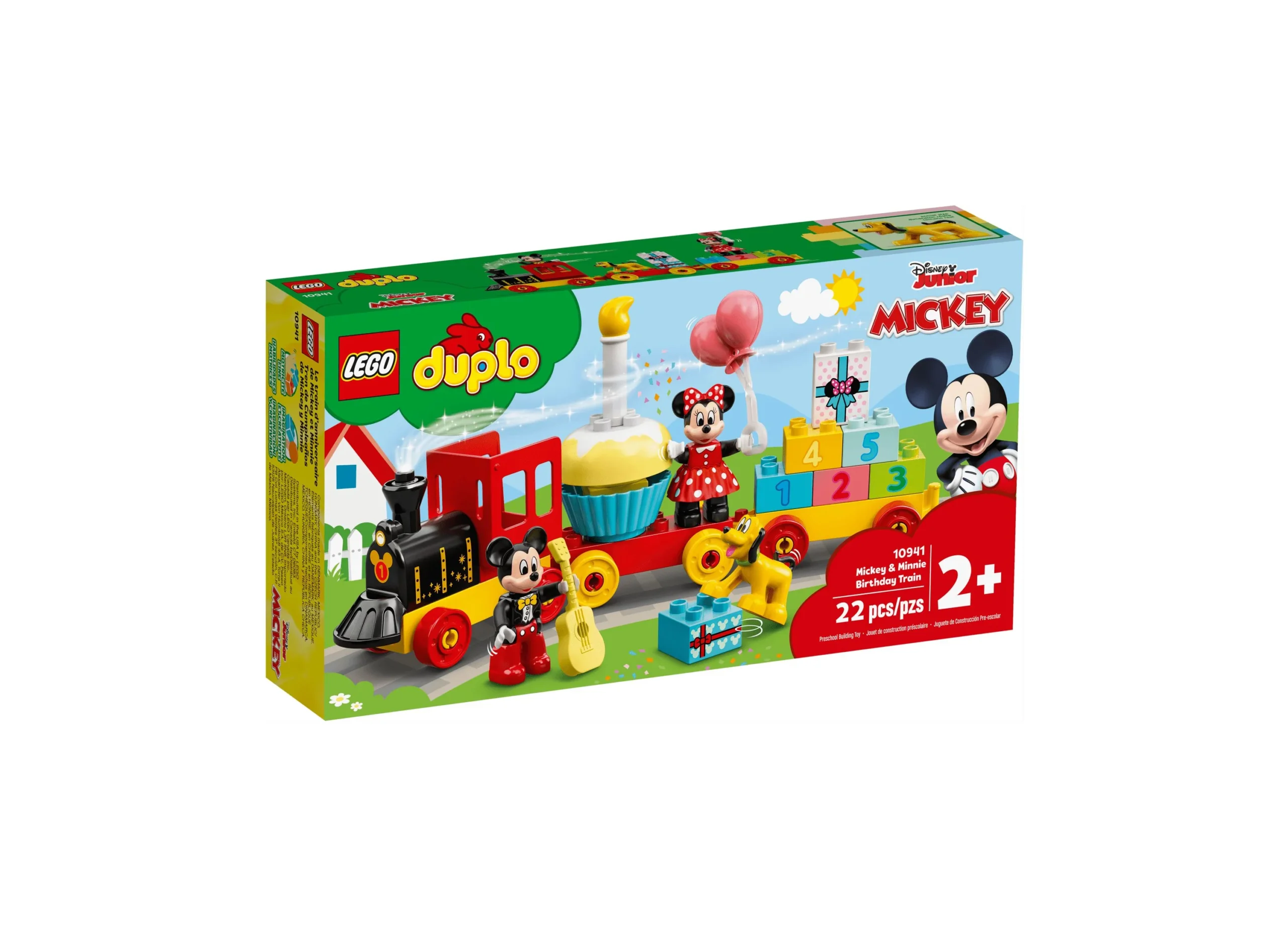 LEGO DUPLO Disney Mickey y Minnie Tren de Cumpleaños 10941 - Set de 22 piezas - Imagen 6
