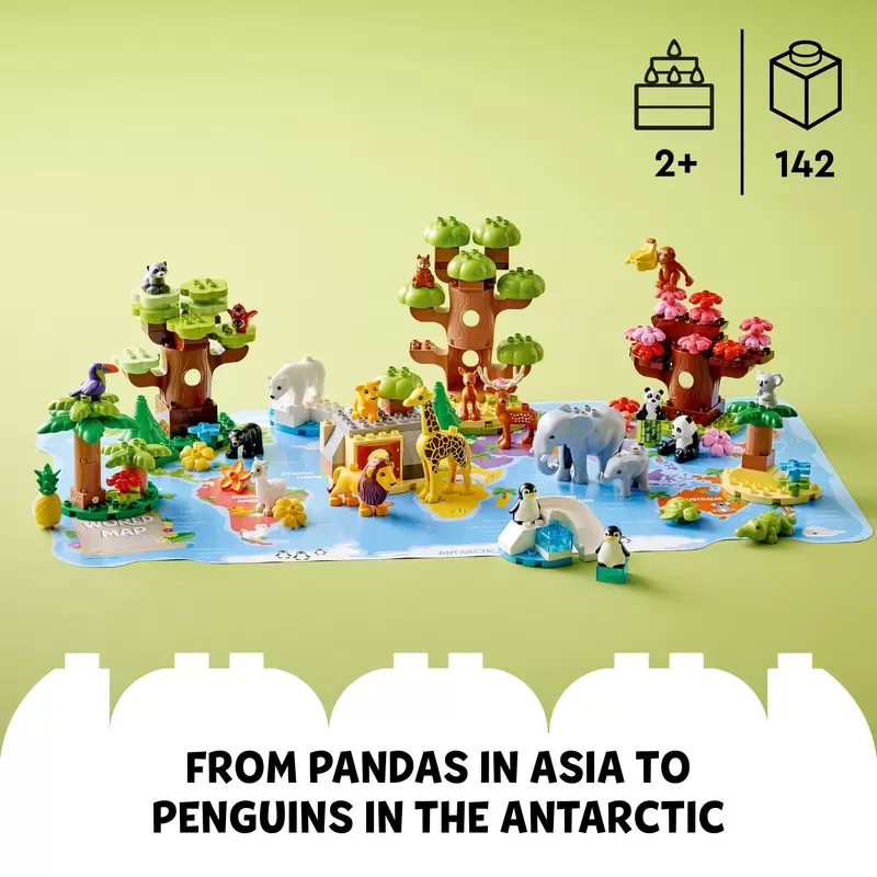 LEGO 10975 DUPLO ANIMALES SALVAJES DEL MUNDO - Imagen 11