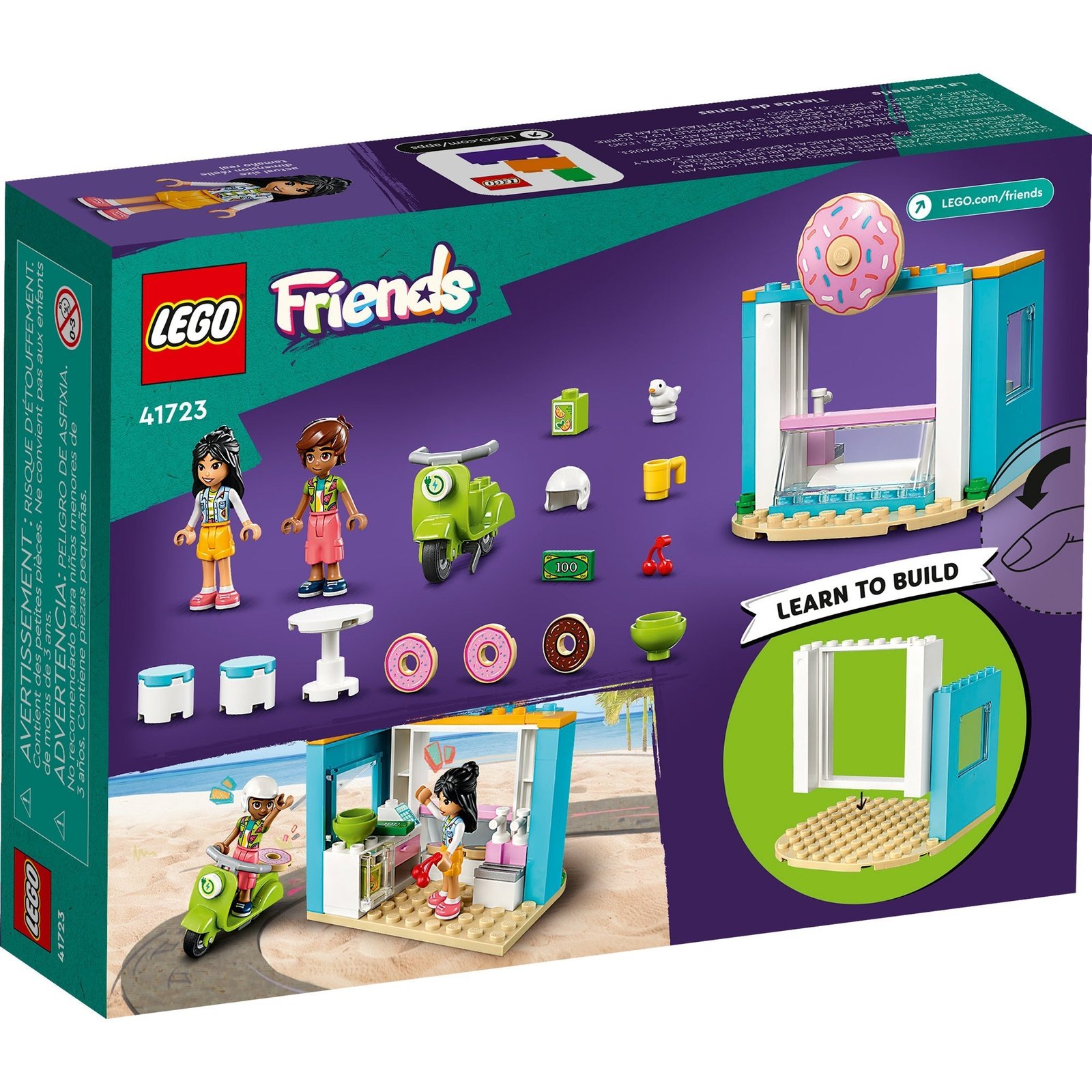 LEGO Friends Tienda de Donas, 41723, Edades 4+, 63 Piezas - Imagen 3
