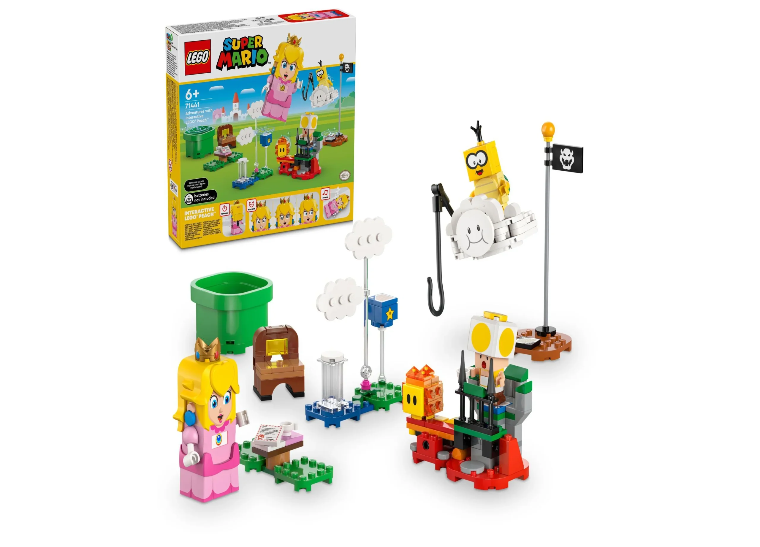 LEGO Super Mario Adventures con Juguete Interactivo Peach Princess 71441 - 208 Piezas