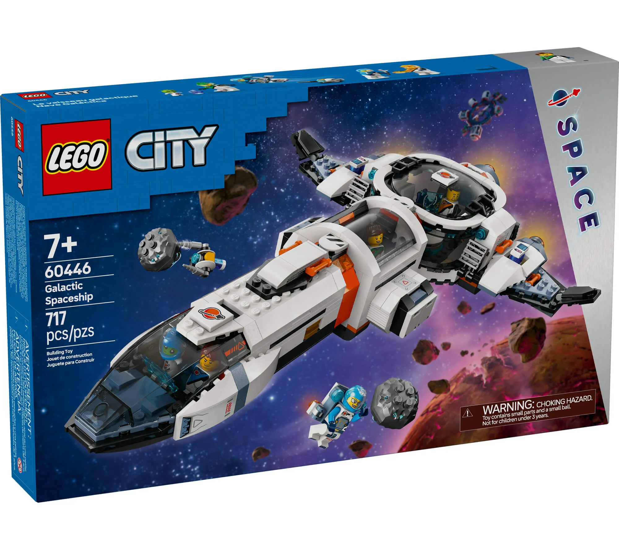LEGO City Juego de construcción de nave espacial galáctica modular de 717 piezas: ¡te esperan aventuras interestelares! - Imagen 2