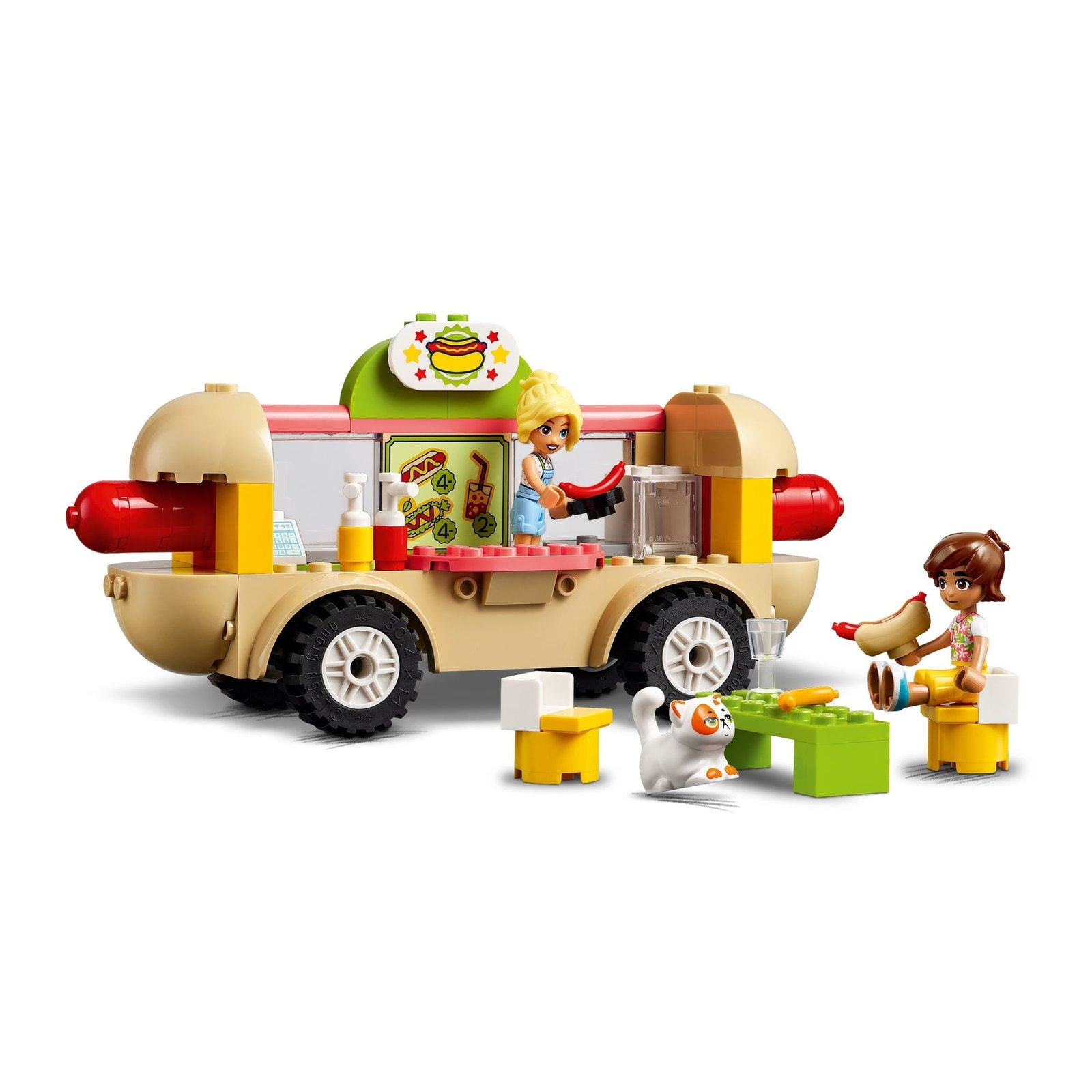 LEGO Friends Camión de comida para perritos calientes, 42633, edades 4+, 100 piezas - Imagen 5