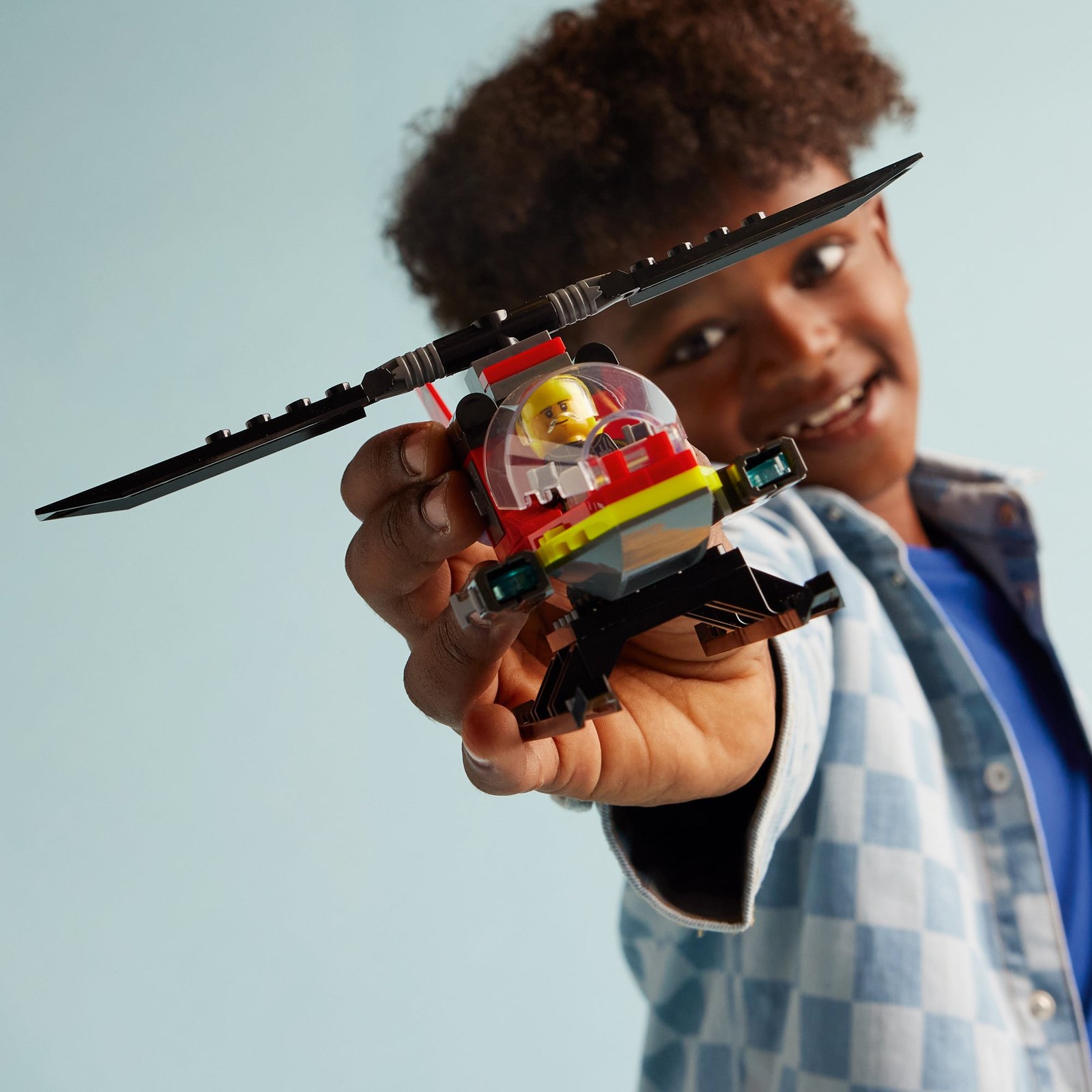 LEGO City Helicóptero de Rescate de Bomberos, 60411, Edades 5+, 85 Piezas - Imagen 8