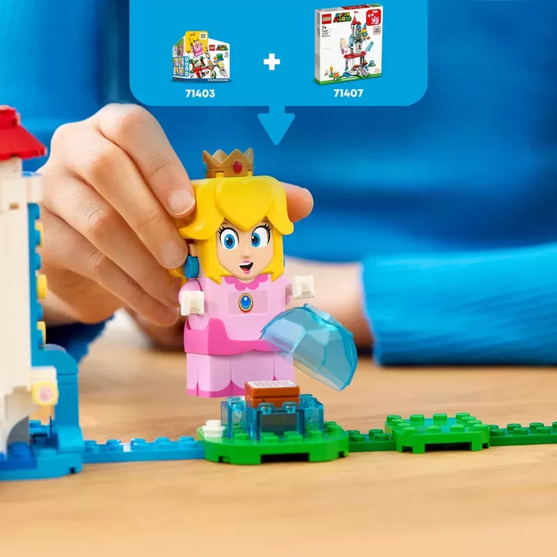 LEGO 71407 SUPER MARIO SET DE EXPANSIÓN CON TRAJE DE GATO PEACH Y TORRE CONGELADA - Imagen 6