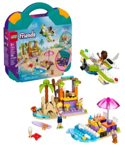 LEGO Friends Juego de Construcción de Maleta de Aventura en la Playa 42672, 188 Piezas