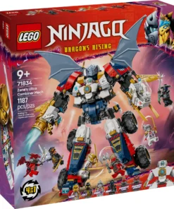 Alternative view of LEGO NINJAGO Juego de construcción 4 en 1 Mecha Ultra Combinadora de Zane 71834