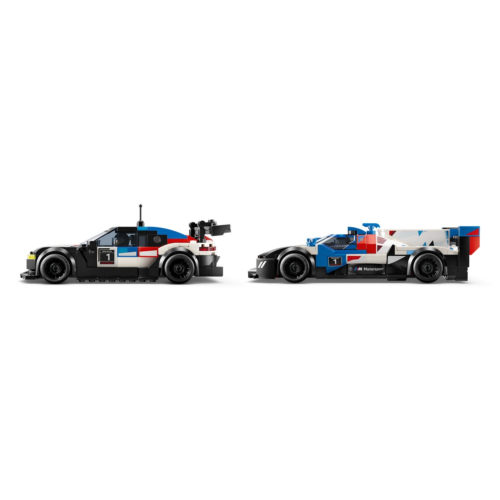 LEGO Speed Champions Coches de carreras BMW M4 GT3 y BMW M Hybrid V8, 76922, edades 9+, 676 piezas - Imagen 6