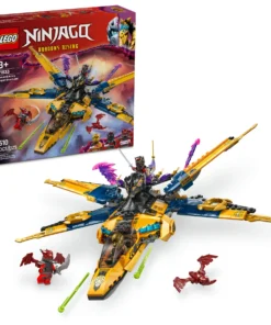 LEGO NINJAGO Juguete Supertormenta Jet de Ras y Arin 71833 - 510 Piezas