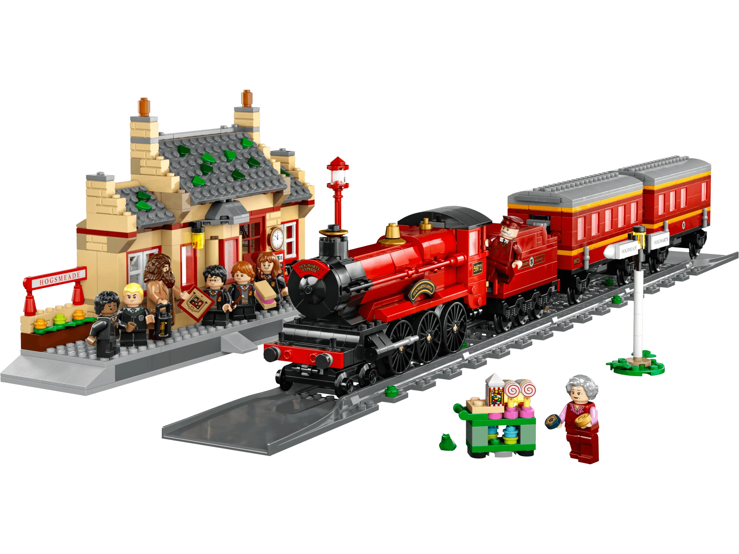 LEGO Harry Potter Hogwarts Express y Estación de Hogsmeade Set de Construcción 1074 Piezas - Imagen 2