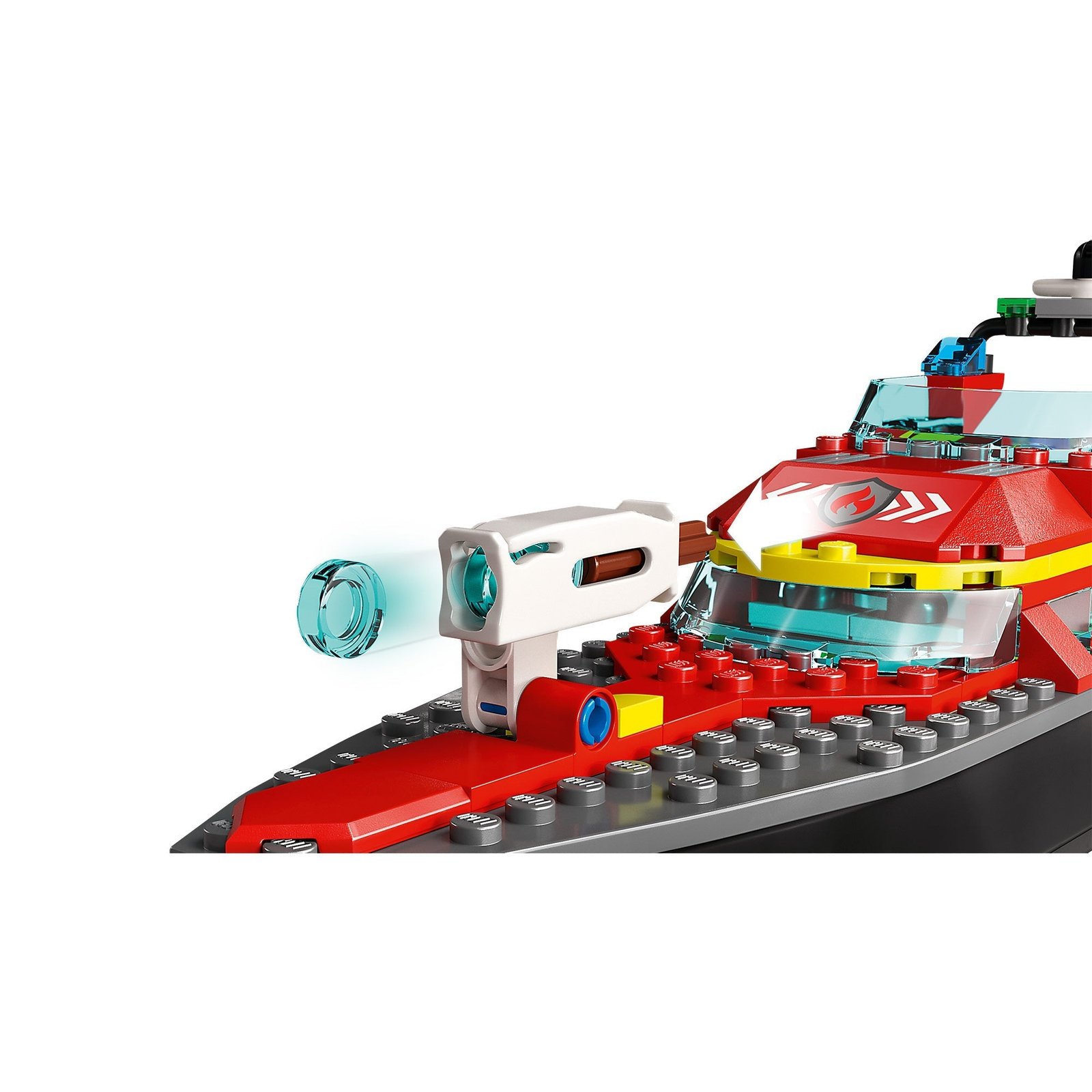 LEGO City Barco de rescate contra incendios, 60373, edades 5+, 144 piezas - Imagen 7