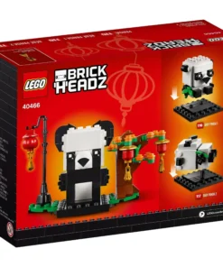 Alternative view of LEGO Brickheadz 40466 Pandas del Año Nuevo Chino