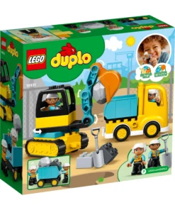 Alternative view of LEGO DUPLO Town Camión de Construcción y Excavadora 10931 Juego de Construcción - 20 Piezas
