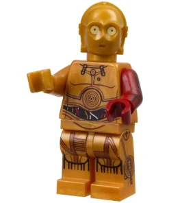 Alternative view of LEGO Star Wars 5002948 Minifigura de C-3PO con brazo rojo Polybag