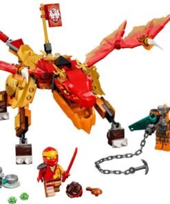 LEGO Ninjago Dragón de Fuego Kai's EVO, 71762, Edades 6+, 204 Piezas