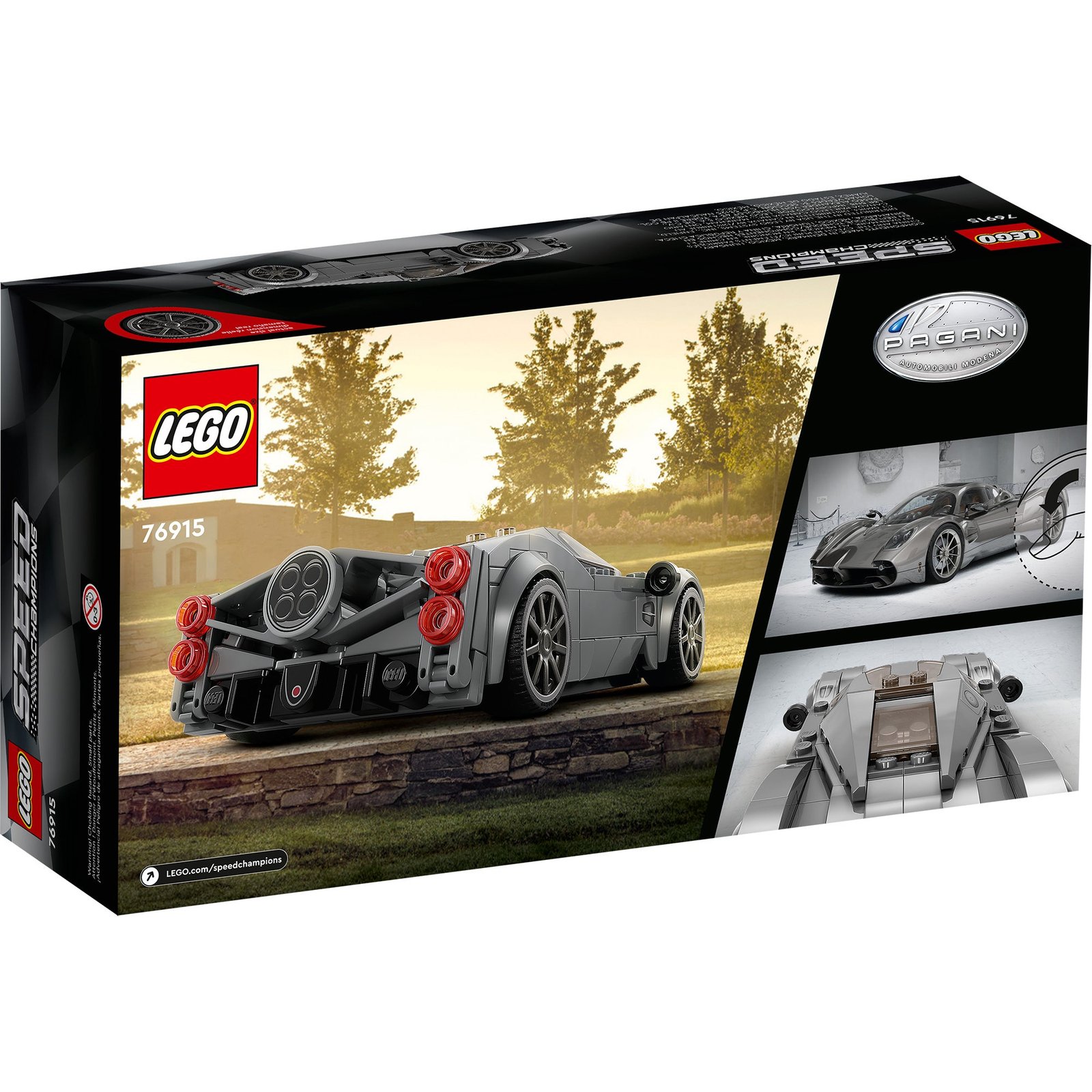 LEGO Speed Champions Pagani Utopia, 76915, mayores de 9 años, 249 piezas - Imagen 3