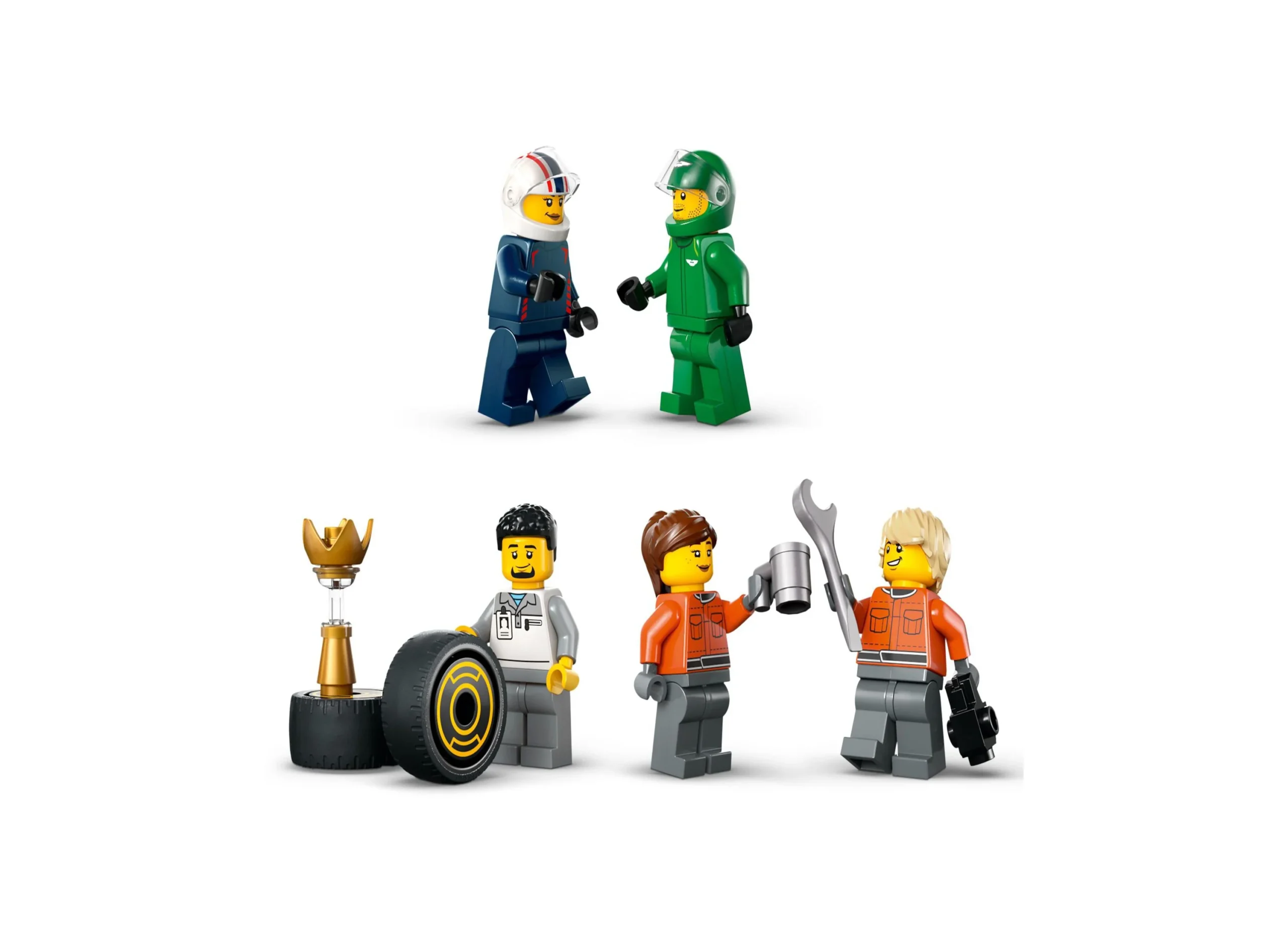 LEGO City Juego de camión y coche de transporte de carreras F1 60445 - 1086 piezas - Imagen 5