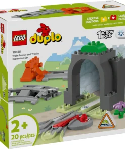 Alternative view of LEGO DUPLO Town Set de expansión de vías y túneles de tren 10425