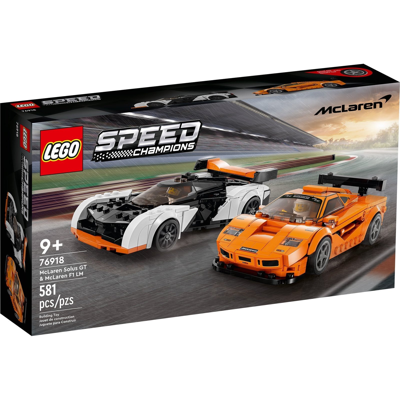 LEGO Speed Champions McLaren Solus GT y McLaren F1 LM, 76918, edades 9+, 581 piezas - Imagen 2