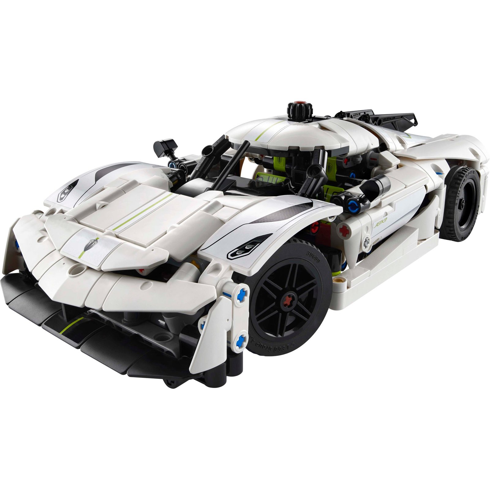 LEGO Technic Hipercoche Koenigsegg Jesko Absolut Blanco, 42184, Edades 10+, 801 Piezas - Imagen 4