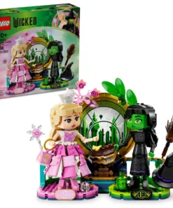 LEGO® Wicked Elphaba y Glinda: juego de construcción de juguetes de fantasía 75682