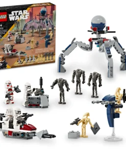 LEGO Star Wars Paquete de Batalla de Soldado Clon y Droide de Batalla 75372 - 215 Piezas