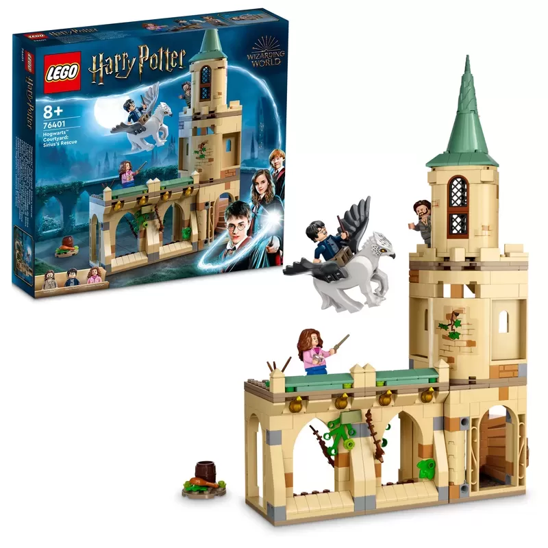 LEGO® 76401 PATIO DE HARRY POTTER™ HOGWARTS™: KIT DE CONSTRUCCIÓN DEL RESCATE DE SIRIUS