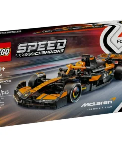 Alternative view of LEGO Speed ​​Champions McLaren F1 Team MCL38 Coche de carreras, juego de 269 piezas
