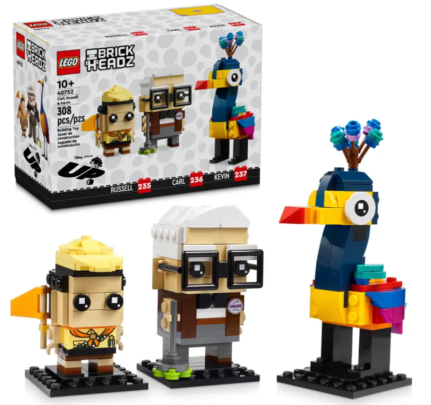 LEGO® Brickheadz™ Disney® y Pixar Carl, Russell y Kevin – 40752 - Imagen 2