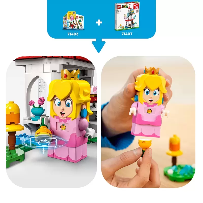 LEGO 71407 SUPER MARIO SET DE EXPANSIÓN CON TRAJE DE GATO PEACH Y TORRE CONGELADA - Imagen 5