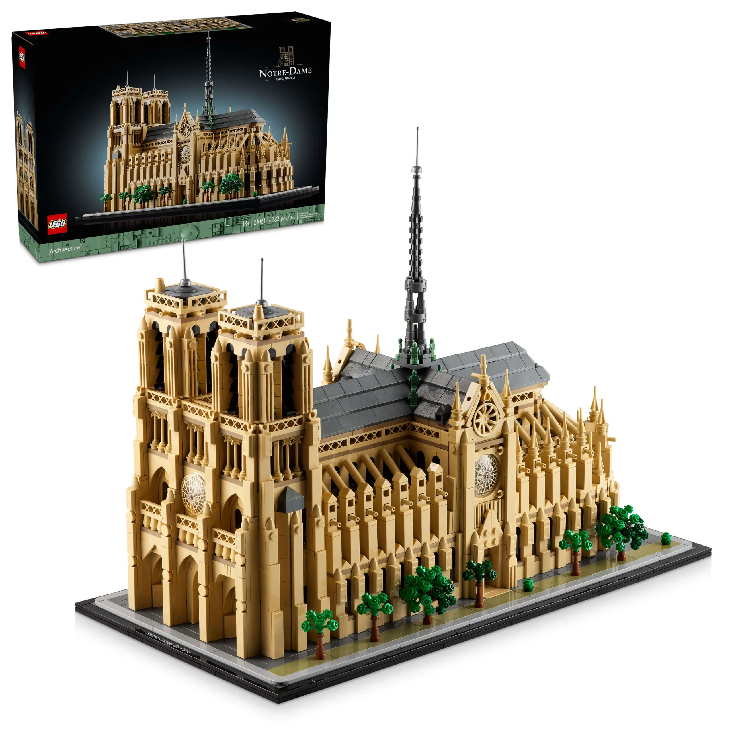 LEGO Architecture Conjunto de modelos de la catedral de Notre-Dame de París 21061