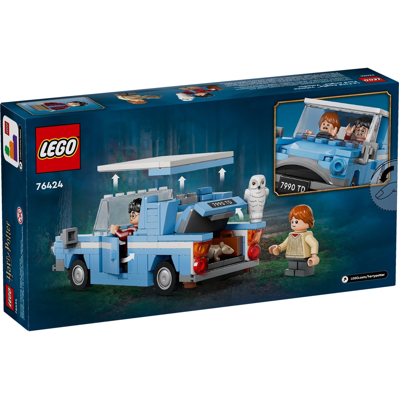 LEGO Harry Potter Ford Anglia Volador, 76424, Edades 7+, 165 Piezas - Imagen 3
