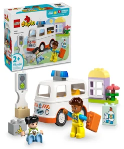 LEGO DUPLO Town Aventura en Ambulancia Set de Construcción 10447, 19 Piezas
