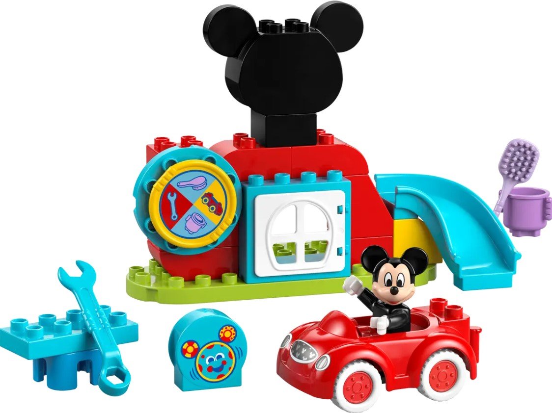 LEGO® DUPLO® Disney® Casa Club y Coche de Mickey Mouse – 10454
