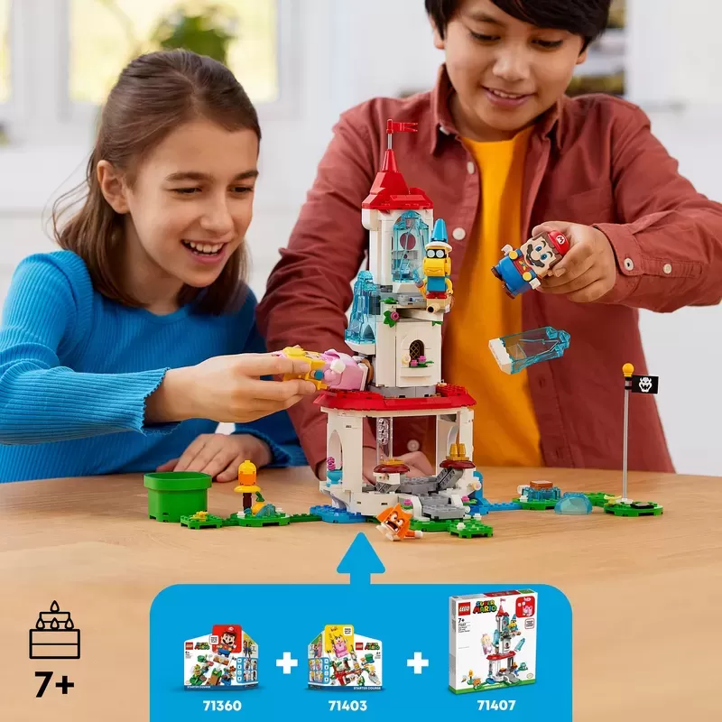 LEGO 71407 SUPER MARIO SET DE EXPANSIÓN CON TRAJE DE GATO PEACH Y TORRE CONGELADA - Imagen 13