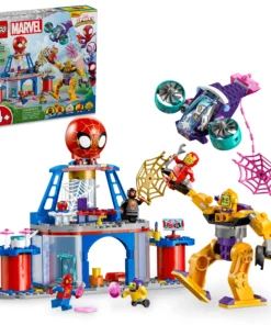 LEGO Marvel 4+ Equipo Spidey Web Spinner Cuartel General Juego de 193 piezas 10794