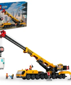 LEGO City Juego de juguetes de grúa de construcción móvil amarilla - 1116 piezas