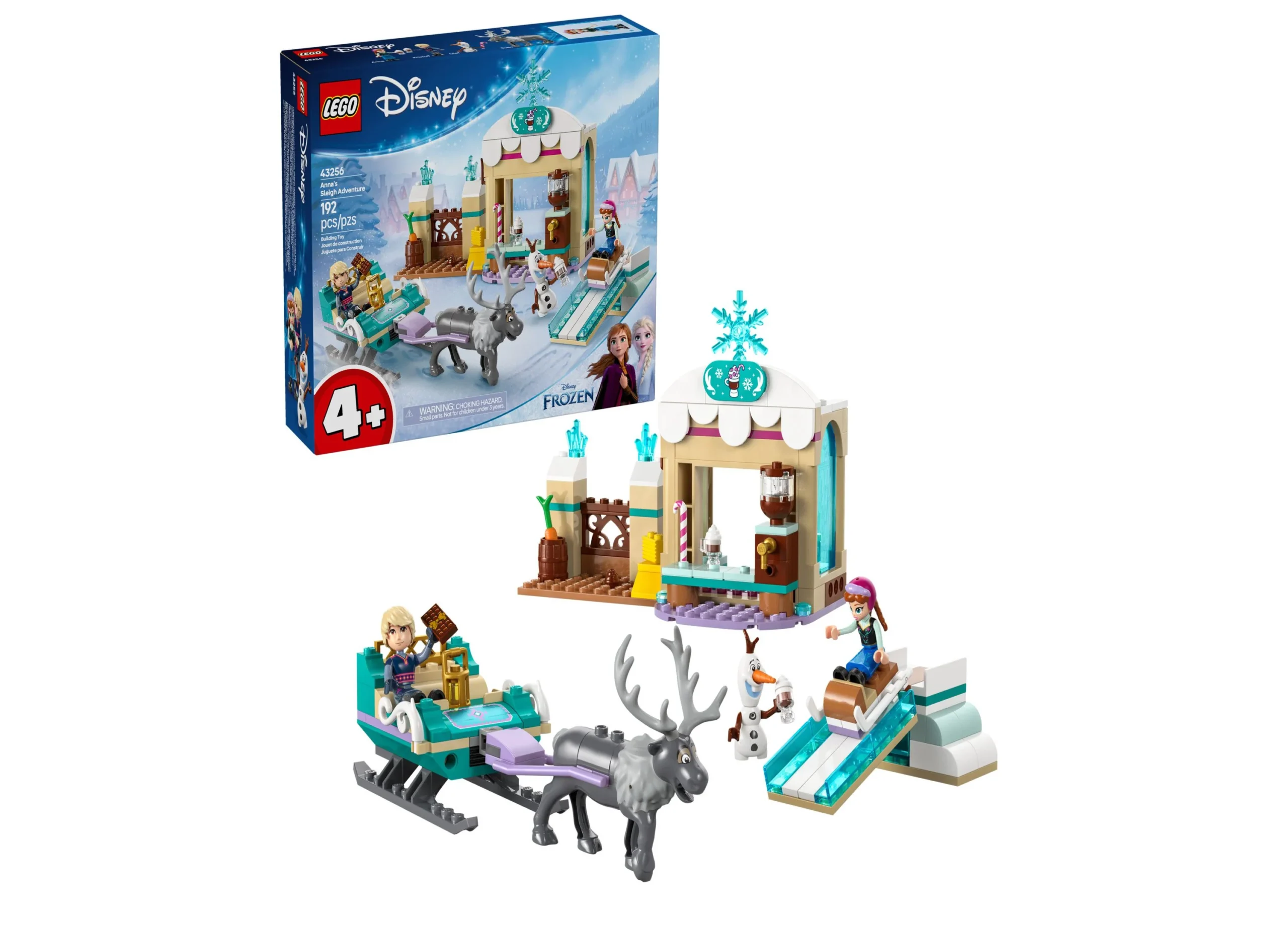 LEGO Disney Frozen Anna y Kristoff: La mágica aventura en trineo, 192 piezas