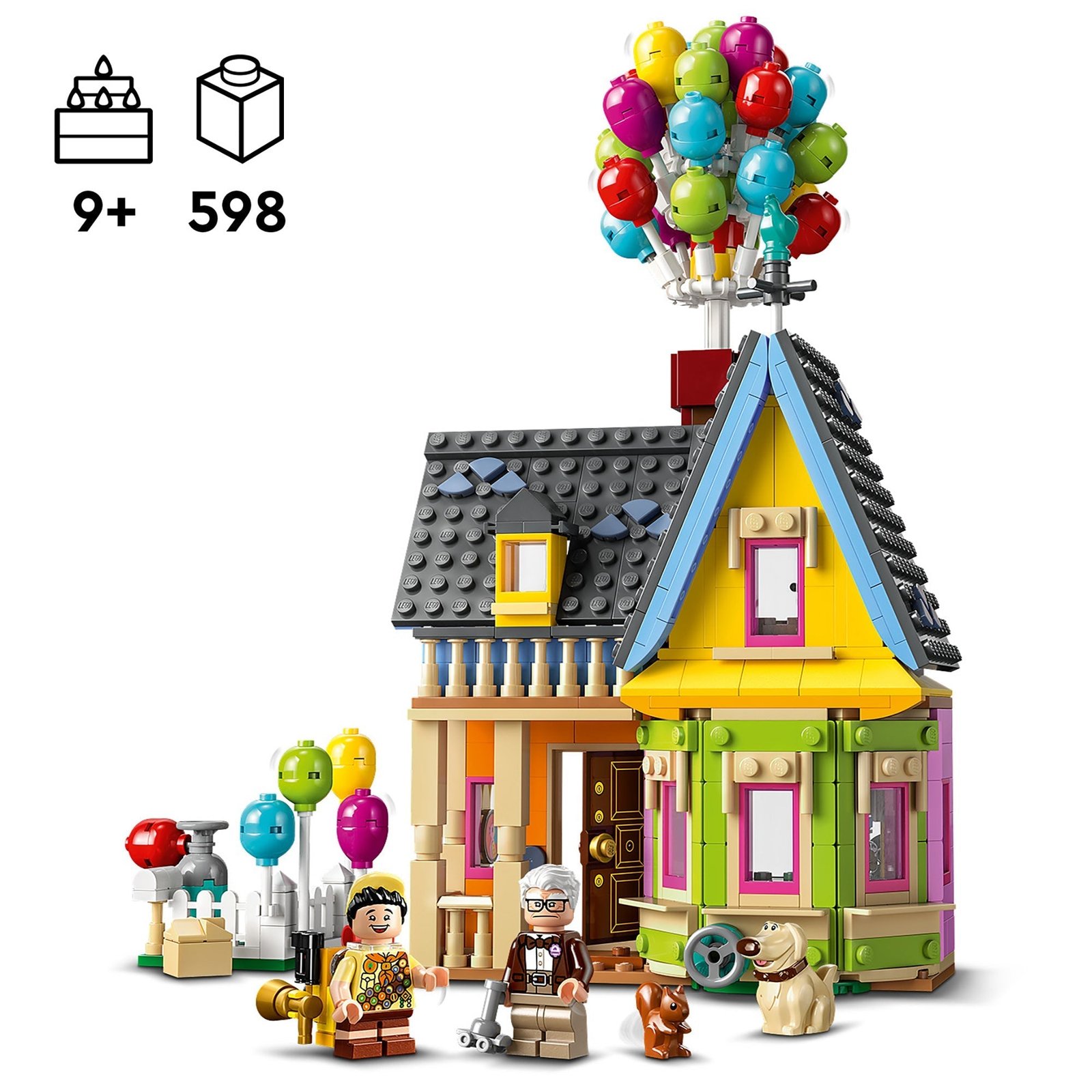 LEGO Disney 'Up' House, 43217, mayores de 9 años, 598 piezas - Imagen 4
